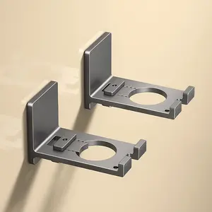 Wall-mounted hand sanitizer holder, detergent rack, hook, no-drill bathroom shampoo and shower gel storage rack