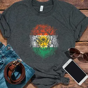 Kurdistan Lion National Flag Kurdish   T-Shirt