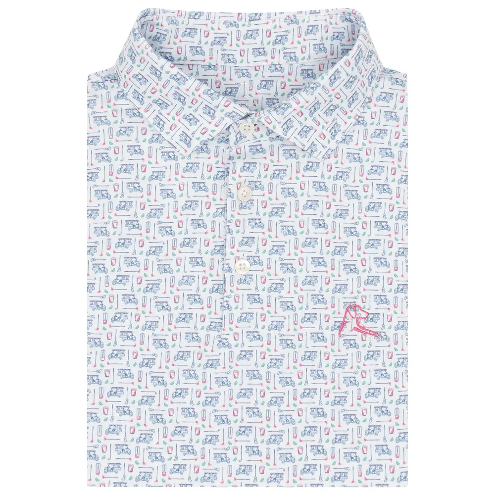 The Bev Cart 2.0 Men's Short Sleeve Performance Polo