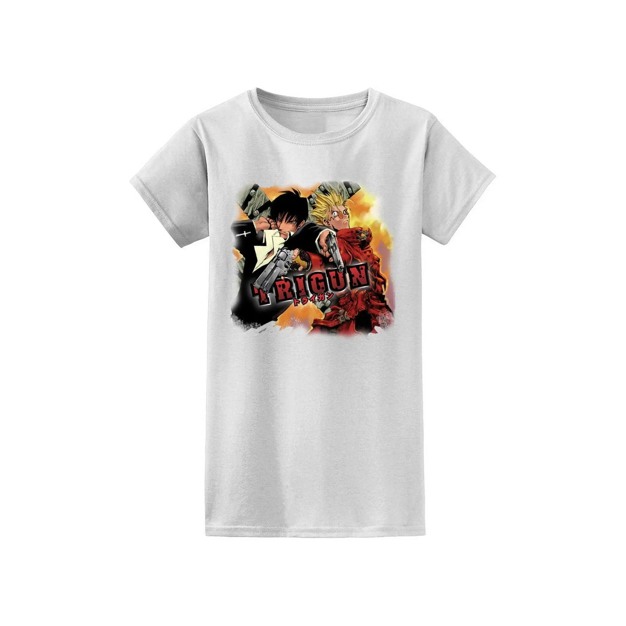 Trigun - Vash The Stampede And Nicholas D. Wolfwood Jrs T-Shirt
