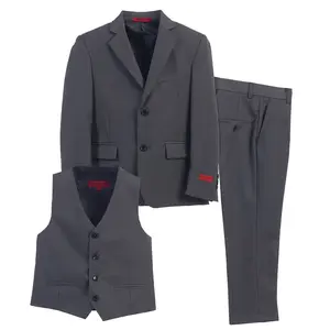 Gioberti Boy's Formal Suit Set, Charcoal, Size 6