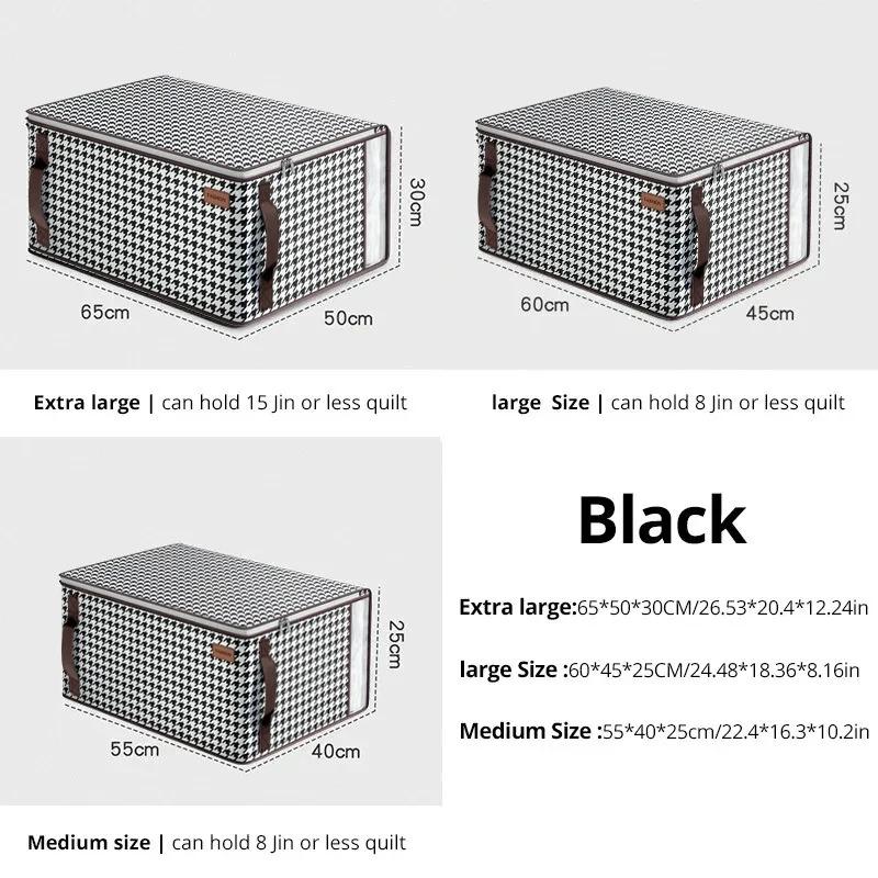 Thickened Non-woven Quilt Storage Bag For Household High-capacity Clothing Clothes Packaging Bag Organizing Luggage Bag Thickened Non-woven Quilt Storage Bag For Household High-capacity Clothing Clothes Packaging Bag Organizing Luggage Bag