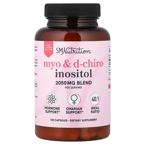 SMNutrition Myo & D-Chiro Inositol, 120 Capsules SMNutrition Myo & D-Chiro Inositol, 120 Capsules