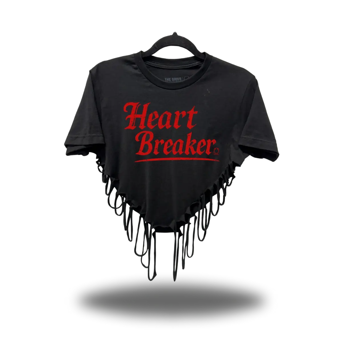 TheDriveClothing Heart Breaker Road Rash Heart Crop Top – Black Vintage Streetwear Graphic Crop Top, Women’s Oversized Y2K Grunge Biker Fashion Tank, Casual Gym Outfit Cotton Apparel