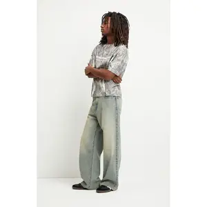 Pacsun Men's Blake Extreme Baggy Jeans Light Blue Tinted