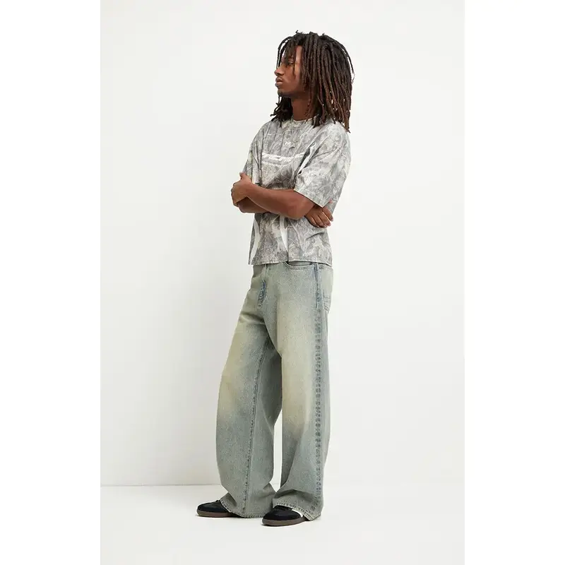 Pacsun Men's Blake Extreme Baggy Jeans Light Blue Tinted
