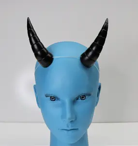 Large Demon Queen Horns Oni ogre cosplay headband for Cosplay, Festivals, costume, devil, gothic, rave, halloween, uv reactive