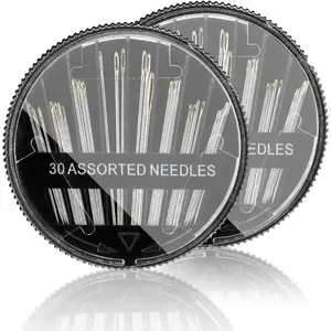 60PCS Sewing Needles with Assorted Sizes, Cross Stitch Hand Needle, Sewing Accessories for Embroidery, Crewel Work, Repair Projects, DIY and More