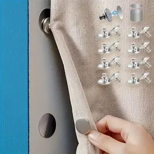 Magnetic Curtain Clip, 8/16/24pcs Magnetic Curtain Weights, Secure Curtains Or Shower Curtains From Wind, Window Accessory Sets