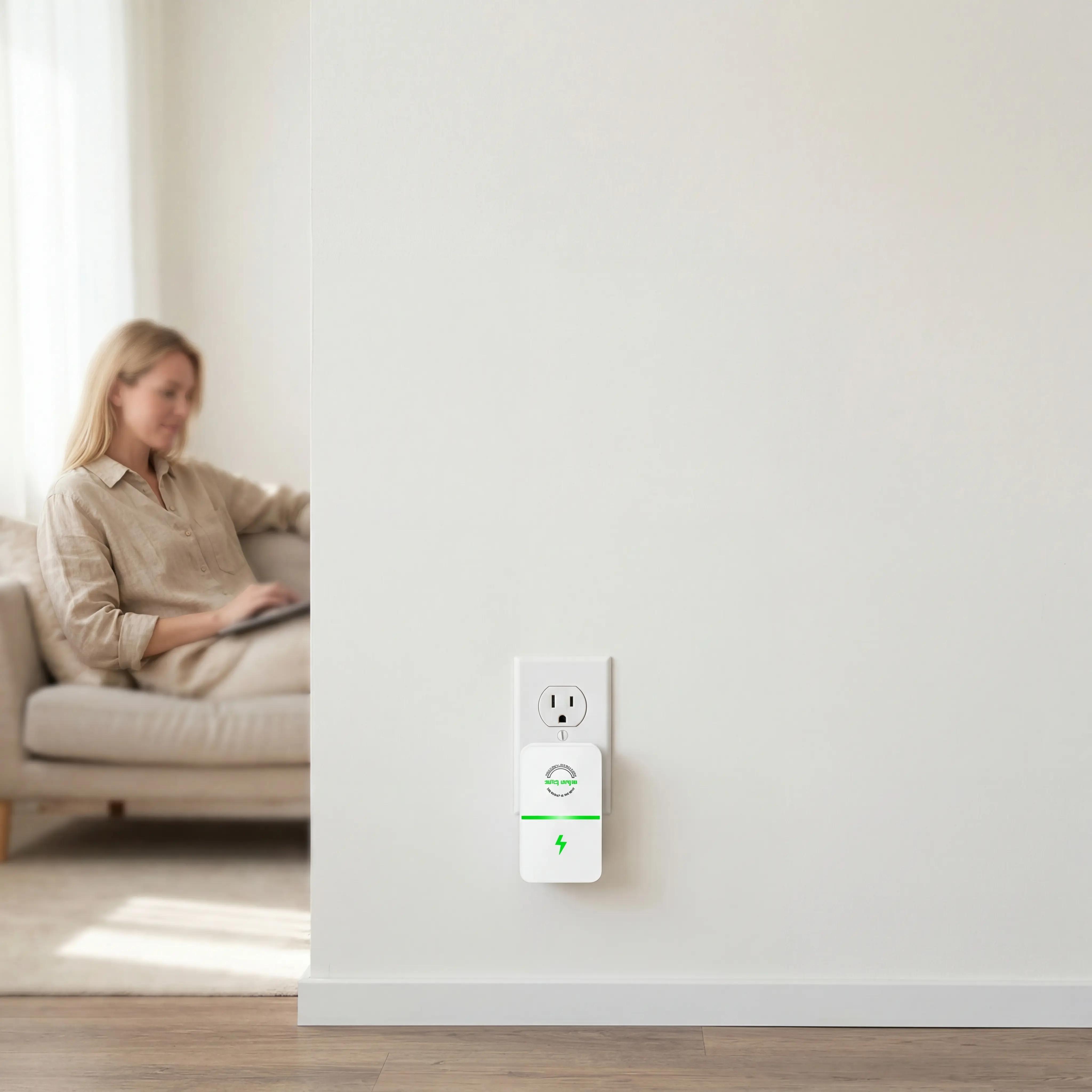 Plug-In Power Box with US Plug 2026 Updated Design Compatible with 90–250V Input Range