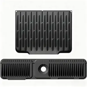 【Various pack】Sink Faucet Mat for Kitchen &Bathroom,Silicone Folding Splash Guard,Draining Mat with Button Lock,moistureproof mat for bath,Sink Accessories for Kitchen