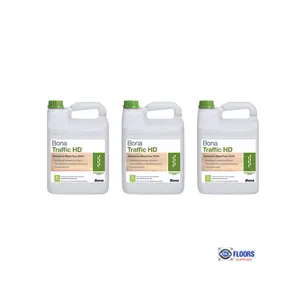 Bona Traffic HD Commercial Water-Based Liquid Floor Finish, Durable, Easy-Clean Flooring Coating