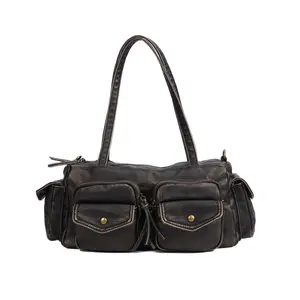 Lvanka's Multipocket Soft Leather Hobo Handbag Crossbody - Removable Adjustable Crossbody Strap Everyday Purse, Women's Accessories, women 's Bag, Lvanka's Bag, Crossbody Tote, Adjustable Strap Satchel,summervibes