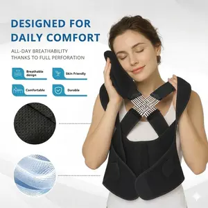 Joja Adjustable Posture Corrector Back Brace Shoulder Straightener with Shoulder Support Relieve Back Neck and Shoulder Pain for Men and Women Shoulder Brace for Back and Spine Alignment Tool Relief Care Healthcare