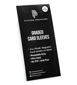 PSA Graded Card Sleeves — Resealable Bags for Slabs (CGC + TAG)