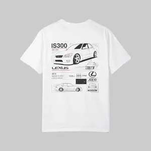 Lexus IS300 Graphic Tee Vintage Car Apparel T Shirt Sweatshirt Hoodie 2 Sided Gift for Car Lovers