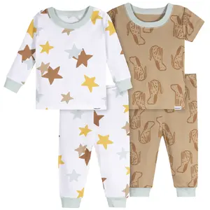 Onesies Brand Baby and Toddler Neutral 4-Piece Pajamas Sets