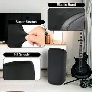 elastic speaker protective cover, outdoor audio dust cover, party speaker cover, removable and washable, Lycra storage universal (excluding audio)
