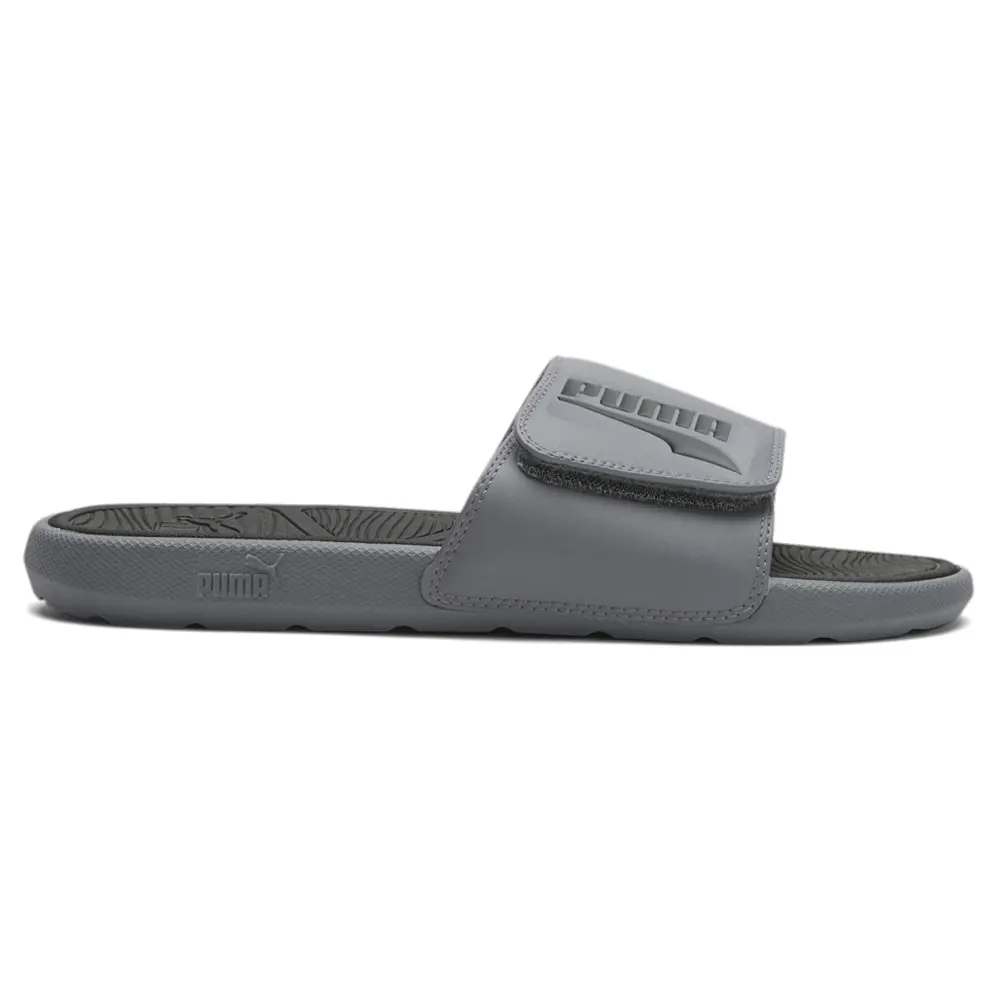 PUMA Mens Cool Cat 2.0 V Slide Casual Sandals Casual - Grey PUMA Mens Cool Cat 2.0 V Slide Casual Sandals Casual - Grey