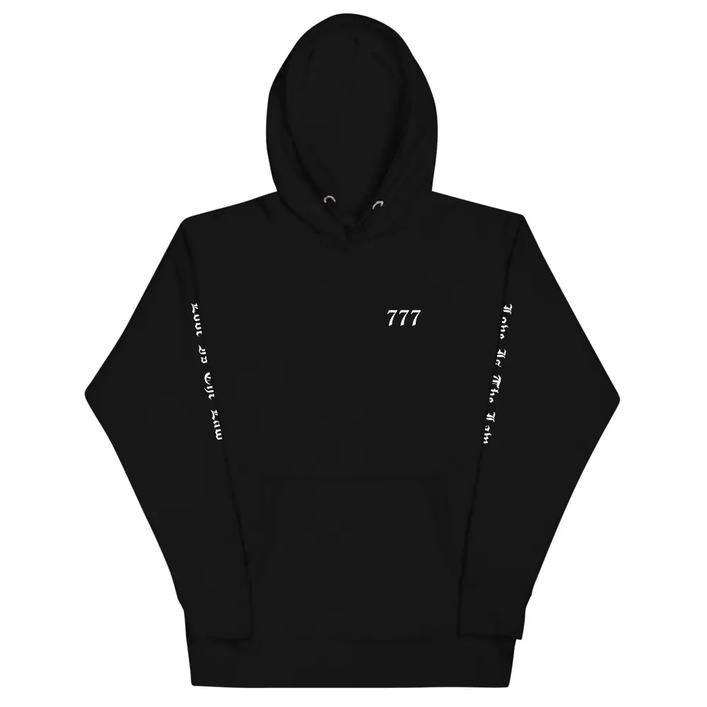 777 Hoodie Love is the law unisex