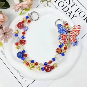 American Theme Bag Charm,Delicate Handbag Pendant Accessory for Women, Detachable,Pretty Mother's Day Gift,Ideal Birthday Gift for Girls & Women,Summervibes