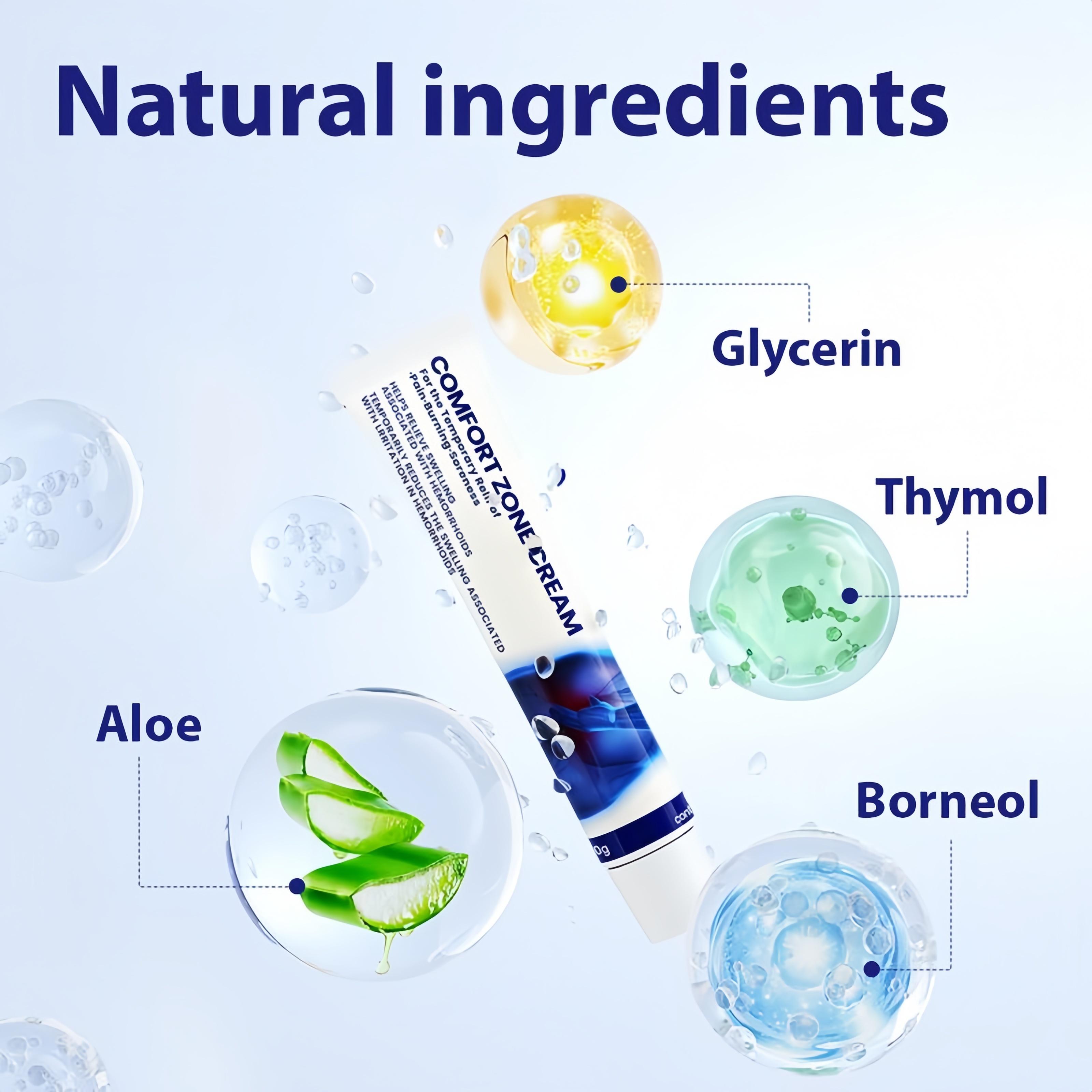 Herbal Intimate Care Cream with Borneol, Thymol & Aloe Vera