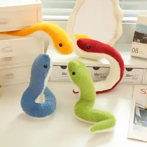 Stuffed Animal Snake Plush Doll Soft Cotton Ornament Stuffed Snake Toy Decoration Bendable Simulated Snake Plush Home Decoration