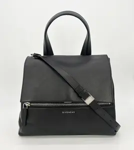 Pre-owned Givenchy leather Tote Bags Black Pandora Pure Flap Bag