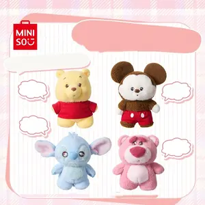 Disney Mini Fluffy Friends Series Plush Toys – Stitch, Winnie the Pooh, Mickey Mouse, Lotso, Soft & Cuddly Collectibles, Perfect for Disney Fans & Kids, Ideal Gift for Birthdays & Holidays