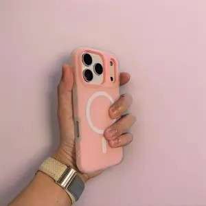 Advanced Skin Sense Jelly Magnetic Suction Suitable for Apple 17/16promax Mobile Phone Case 15/2-in-1 14/13/12