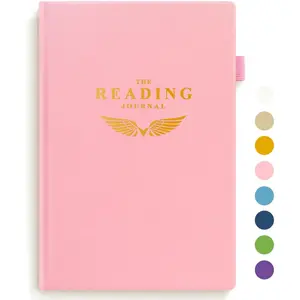 Reading Journal - Elegant Book Journal Reading Log for Reviews and Progress  - Thoughtful  for Books Lovers & Readers - 110 Book Reviews (Pink)