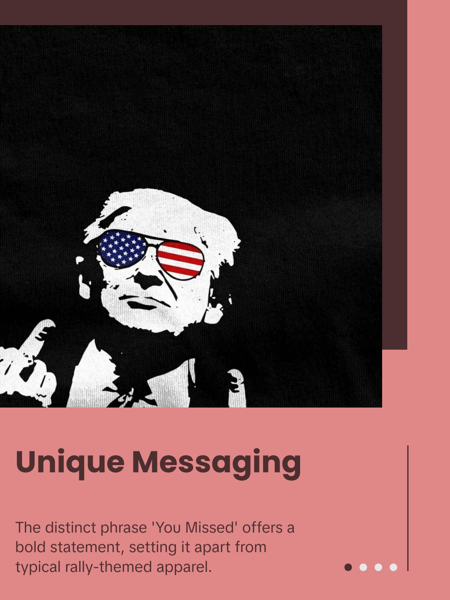 Trump Rally “You Missed” Vintage Tee