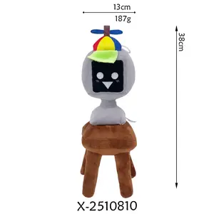 Sprunki Simon 38cm Plush Doll with Helicopter Hat
