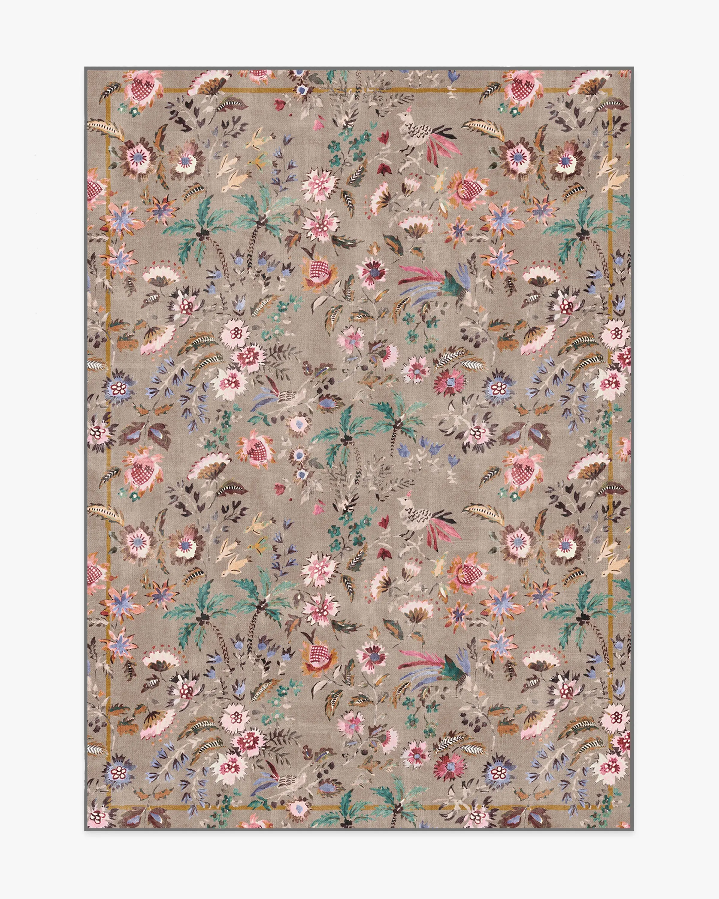 Celine Taupe Multicolor Flatwoven Rug