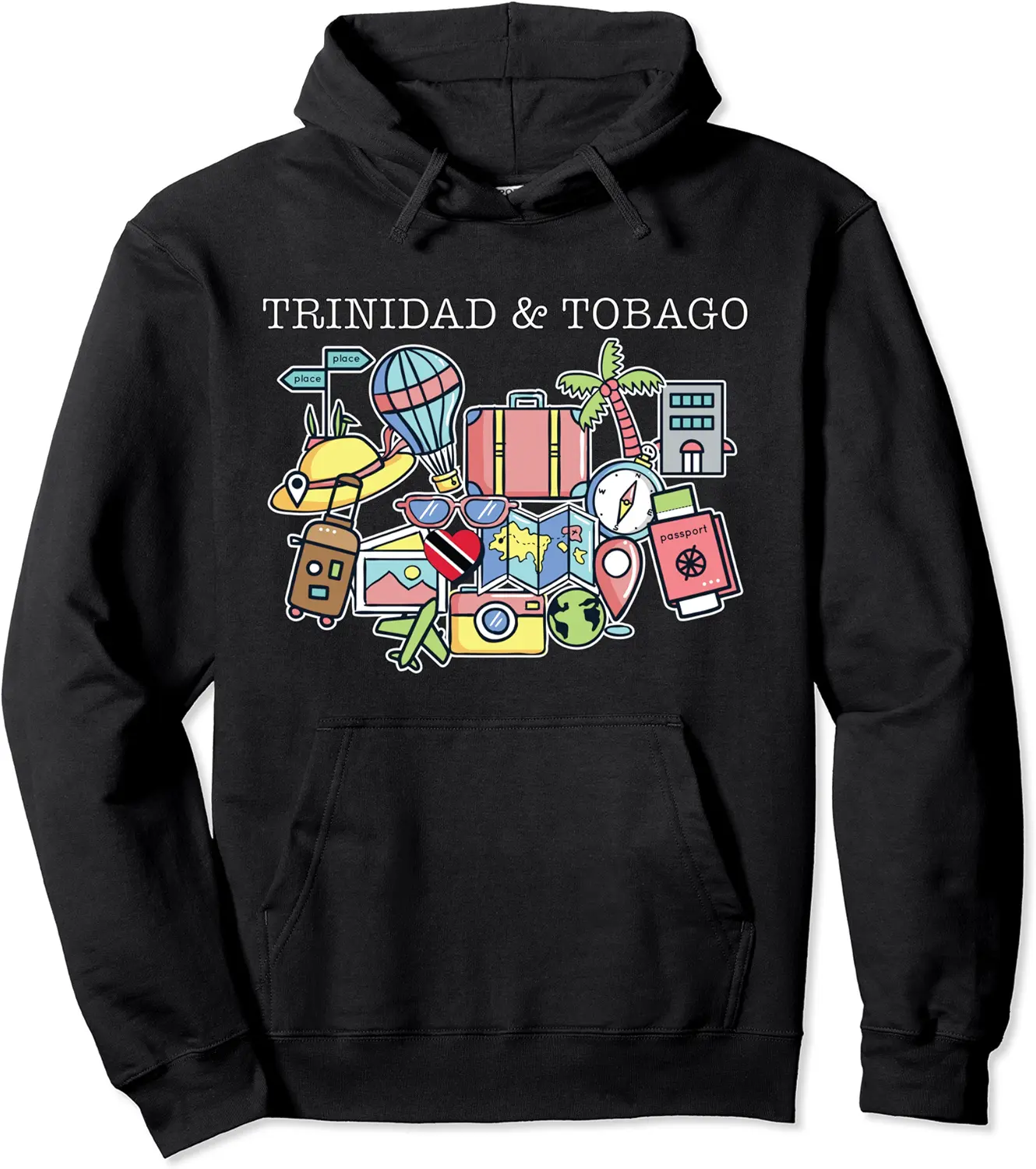 Trip To Trinidad And Tobago Bound Family Travel Buddy Pullover Hoodie - Nallelycor Shop 66B0D678NQ64