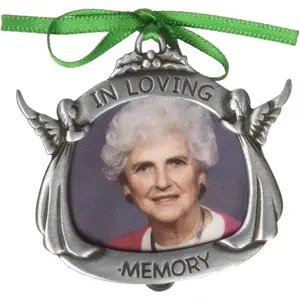 CO621 In Loving Memory Angel Photo Frame, 2-3/4-Inch