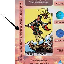 Tarot Cards with Meanings on Them for Beginners Classic Learning Training Tarot Deck Set with Message for Reading