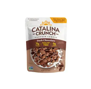 Catalina Crunch Protein Cereal - Sugar Free Breakfast Cereal with 11g of Protein - Gluten Free - Dark Chocolate - 9 oz. Bag (Pack of 1)