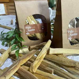 Palo Santo 6 Sticks + Match Set - Natural Incense for Relaxation and Meditation