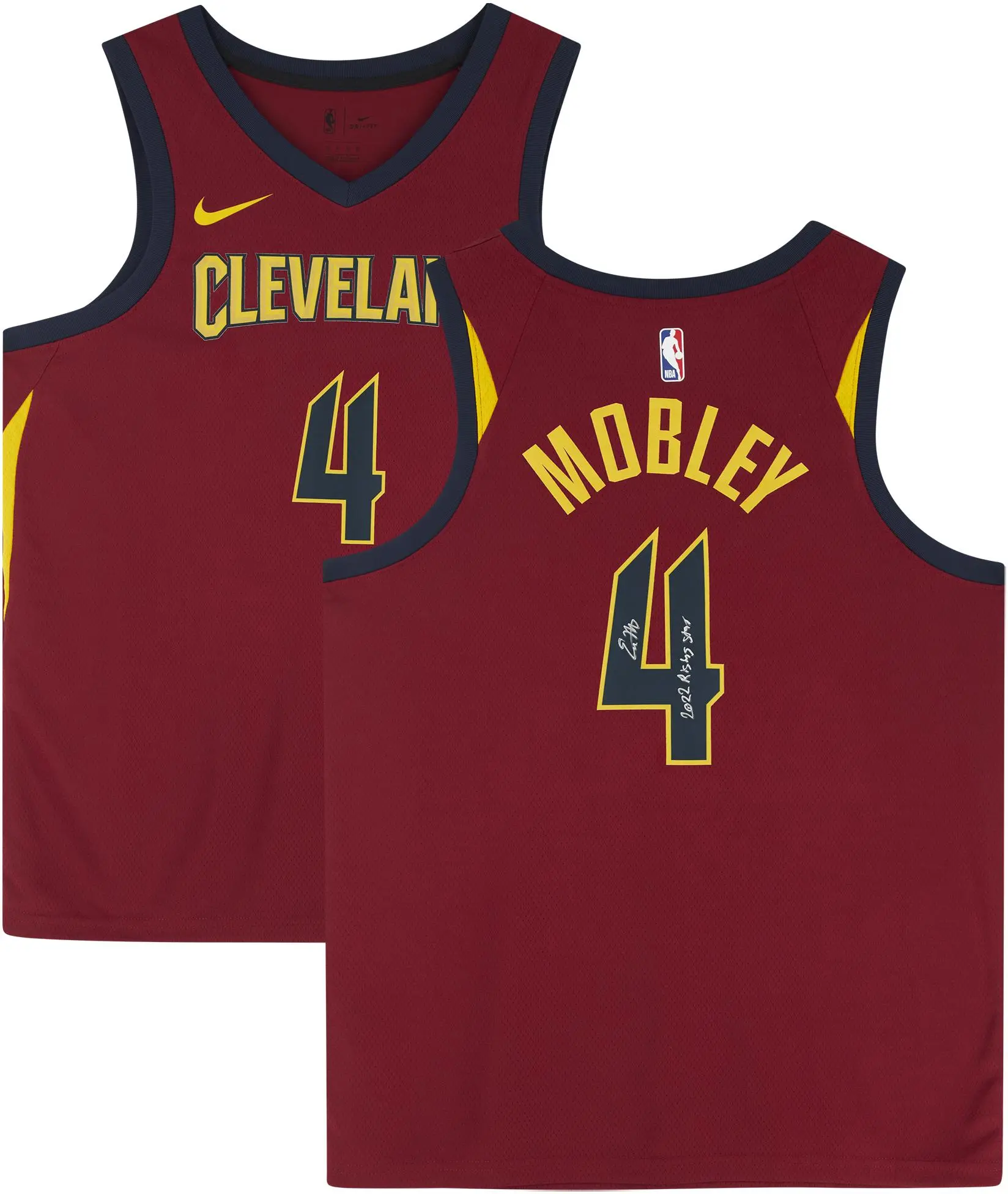Evan Mobley Cleveland Cavaliers Autographed Maroon Nike Icon Swingman Jersey with "2022 NBA Rising Star" Inscription - Fanatics Authentic Certified