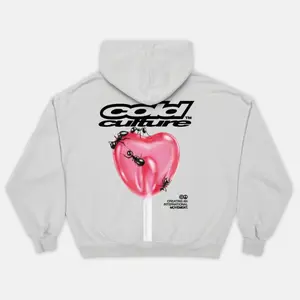 Cold Culturee Design ANT with Gildan White Hoodie - Trendy and Comfortable Gildan Hooded Sweatshirt, Perfect for Casual Wear, Comfortable and Relaxed Fit Pullover