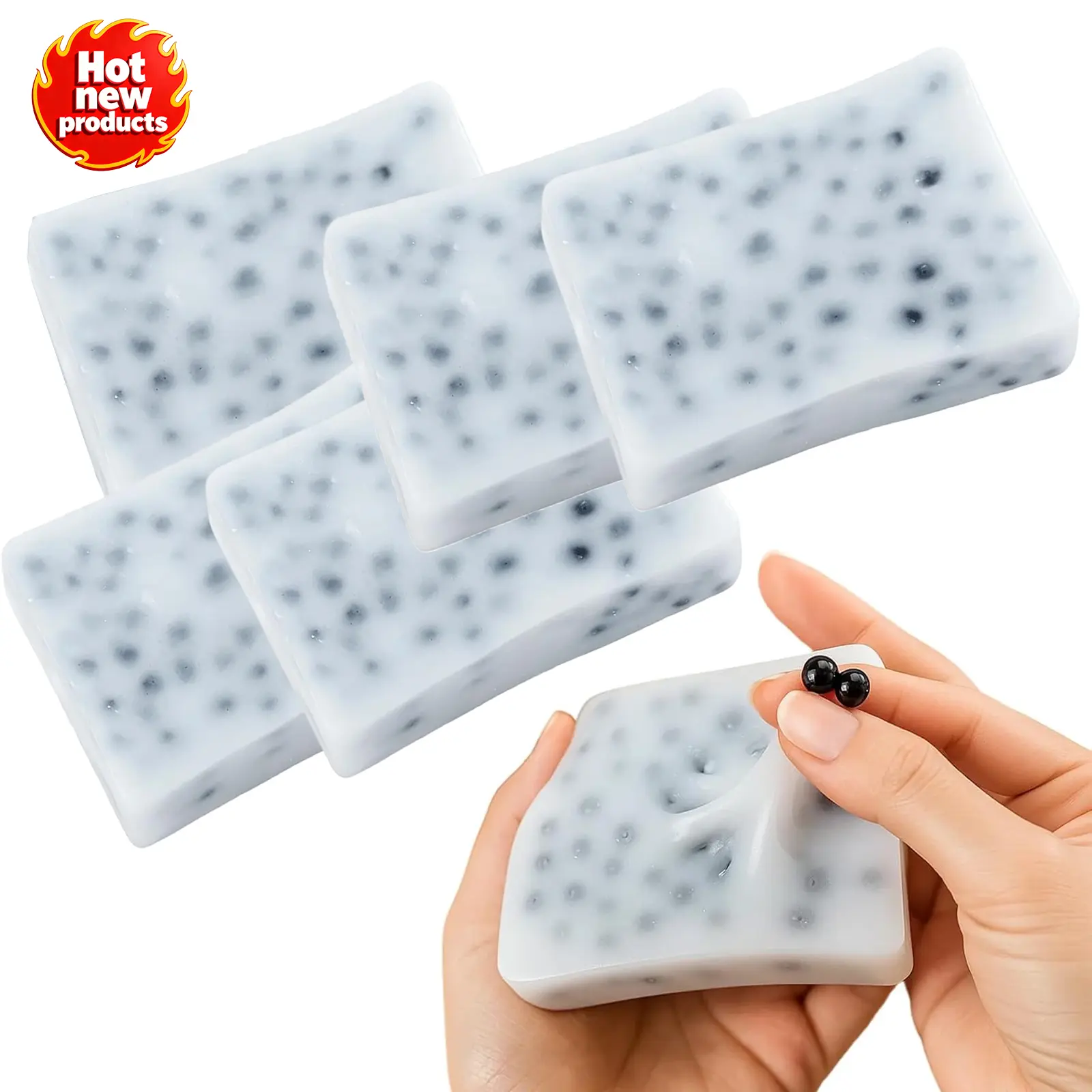 5PCS Pimple Popping Fidget Toy Dermatillomania Fidget Toys Squeeze Pimple Toy