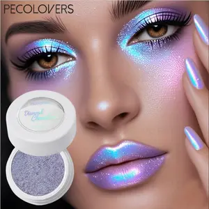 Chameleon Diamond Metallic Eyeshadow Palette - Ultra-Fine Shimmer & High-Pigment Sparkle, Glitter Shiny Finish for Dazzling Eye Makeup, Perfect Valentine's Day & Birthday Gifts - Luxury Eye Shadow Collection