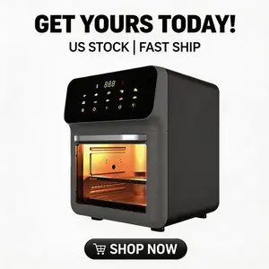 Air fryer, 13L capacity, more than ten menu modes, one-button operation with touch screen, multiple temperature adjustments, oil-free and low-fat, safe and easy to clean, saving time for working professionals and stay-at-home moms.