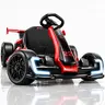 Hikole Electric Drift Go-Kart for Ages 6-12 (Up to 14Yrs) – Toys for Boys, Teen Boy Gifts Outdoors, 24V 10AH 300*2W Dual Motor Ride-On, 130LBS Capacity, Iron Frame, Real EVA Tires, 4-Position Adjustable Seat, 8.5MPH Top Speed, BT/FM/USB Music,familyfun