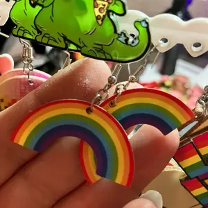 Rainbow earrings