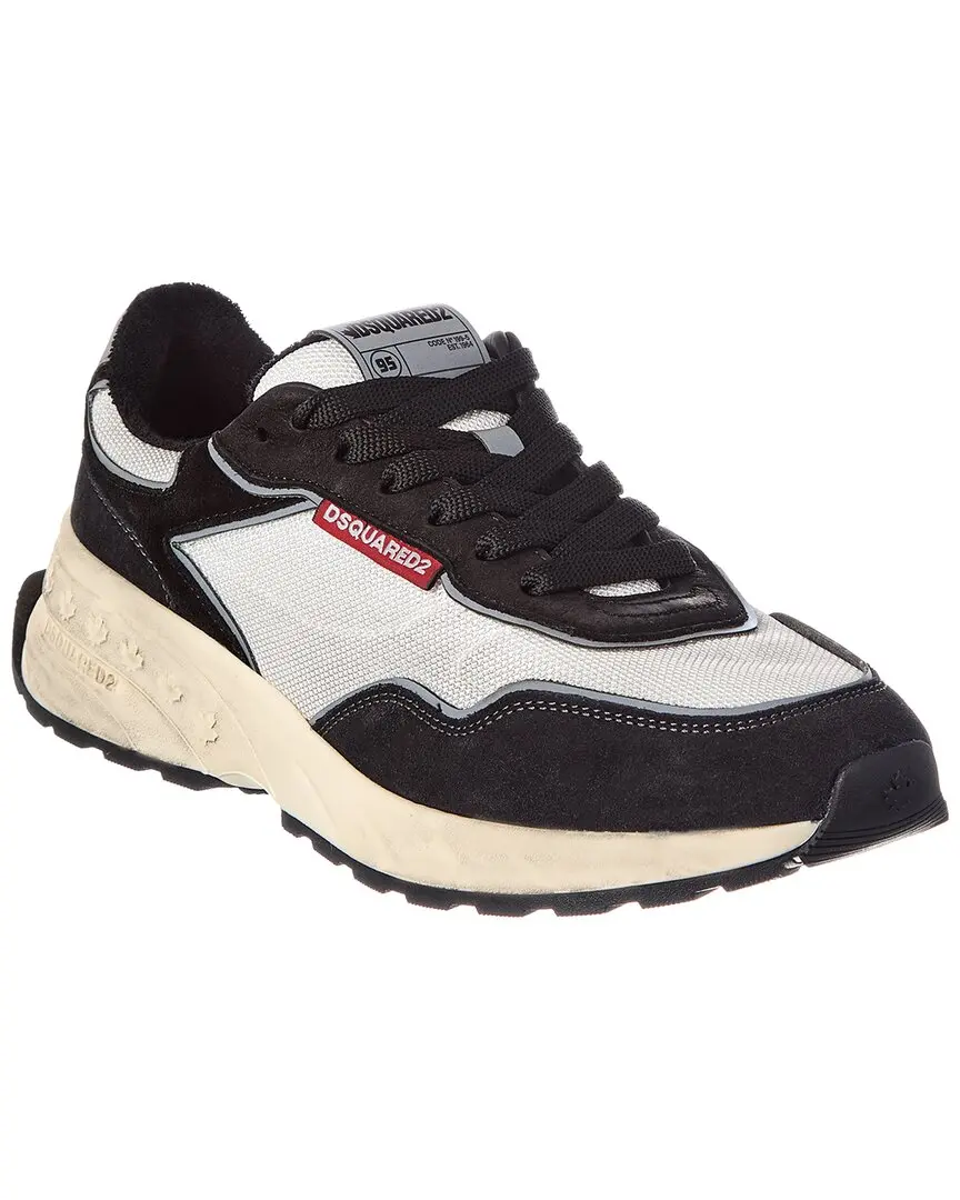 DSQUARED2 Sprinter Suede & Mesh Sneaker