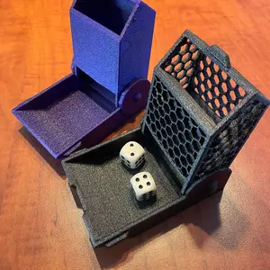 Compact Foldable Dice Tower, Portable Game Accessory for Tabletop Role Playing Games, No Dice Included, Ideal for Rolling Dice Towers