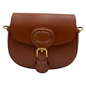 Pre-owned DIOR LEATHER Crossbody Bags BOBBY BROWN CALFSKIN CROSSBODY BAG