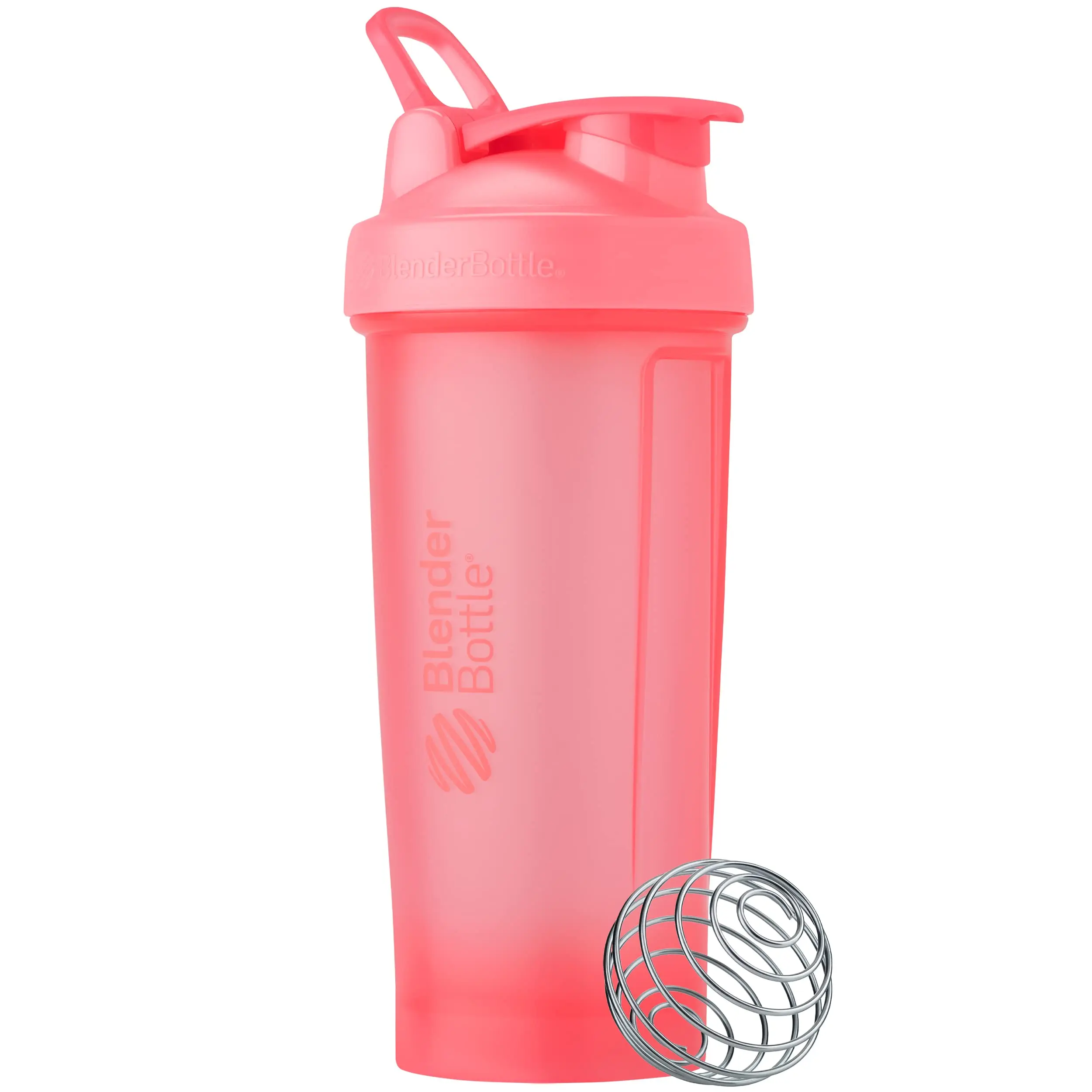BlenderBottle Classic V2 Mini Shaker Bottle, 20-oz Light Pink Kitchen Drinkware Water Bottle, for Protein Shakes & Pre-Workout Drinks